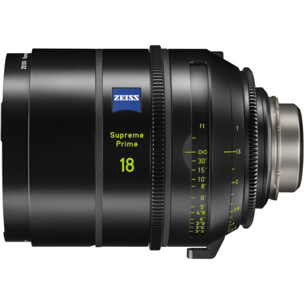 ZEISS Supreme Prime 18mm T1.5 Lens (Feet, PL Mount) view 3