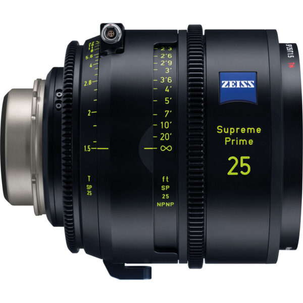 ZEISS Supreme Prime 25mm T1.5 (Feet, PL Mount)
