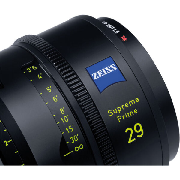 ZEISS Supreme Prime 29mm T1.5 (Feet, PL Mount) view 5
