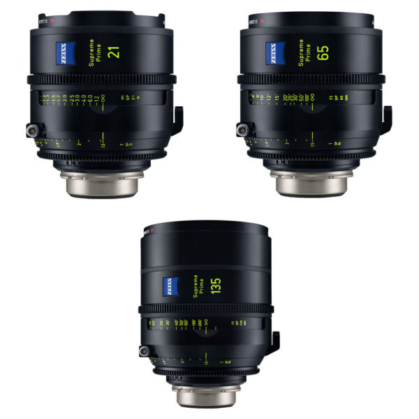 ZEISS Supreme Prime 3-Lens Kit with 21, 65 & 135mm (PL, Feet) view 4