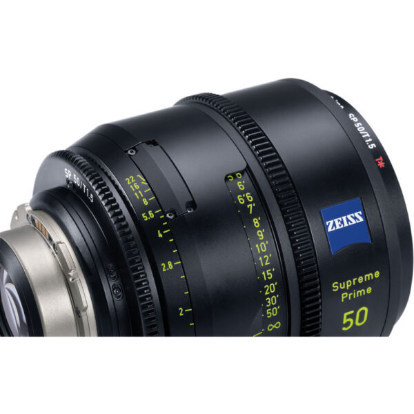 ZEISS Supreme Prime 50mm T1.5 (Feet, PL Mount) view 3