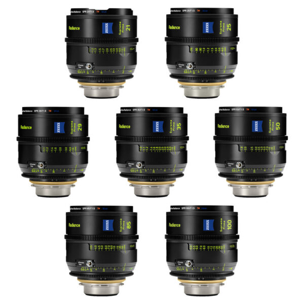 ZEISS Supreme Prime Radiance Sapphire 7-Lens Kit (PL, Meters)