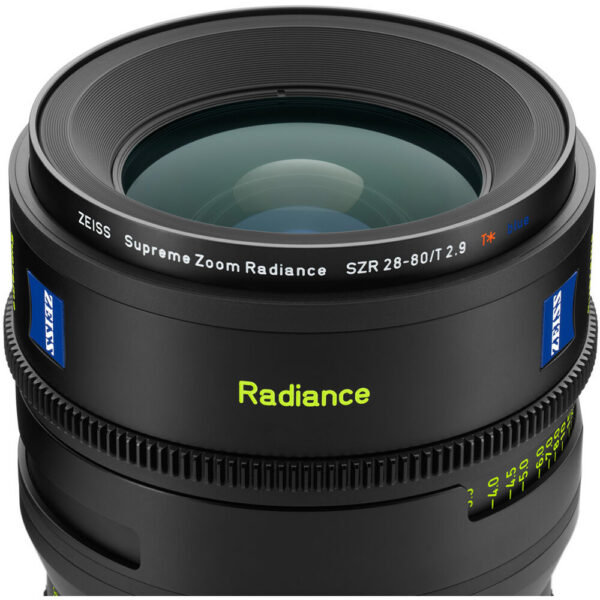 ZEISS Supreme Zoom Radiance 28-80mm T2.9 Lens (ARRI PL, Feet) view 3