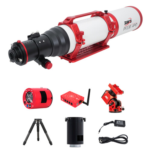 ZWO FF130 Telescope with 26MP ASI2600 Pro Duo Cooled Astronomical Camera Kit view 8